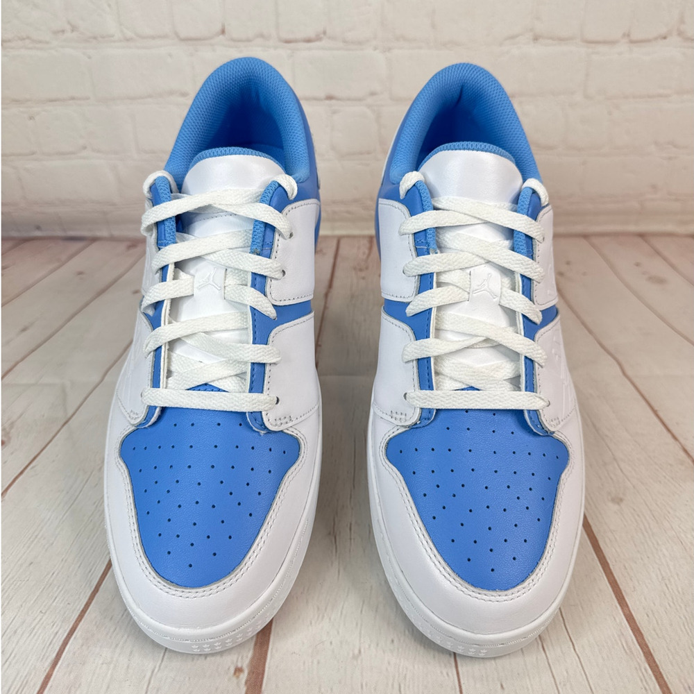 Nike Jordan NU Retro 1 Low White University Blue Golf Shoes Mens 10.5 FZ4153-101 - Picture 6 of 10